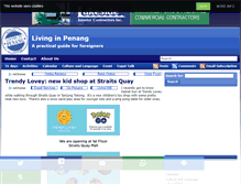 Tablet Screenshot of livinginpenang.com